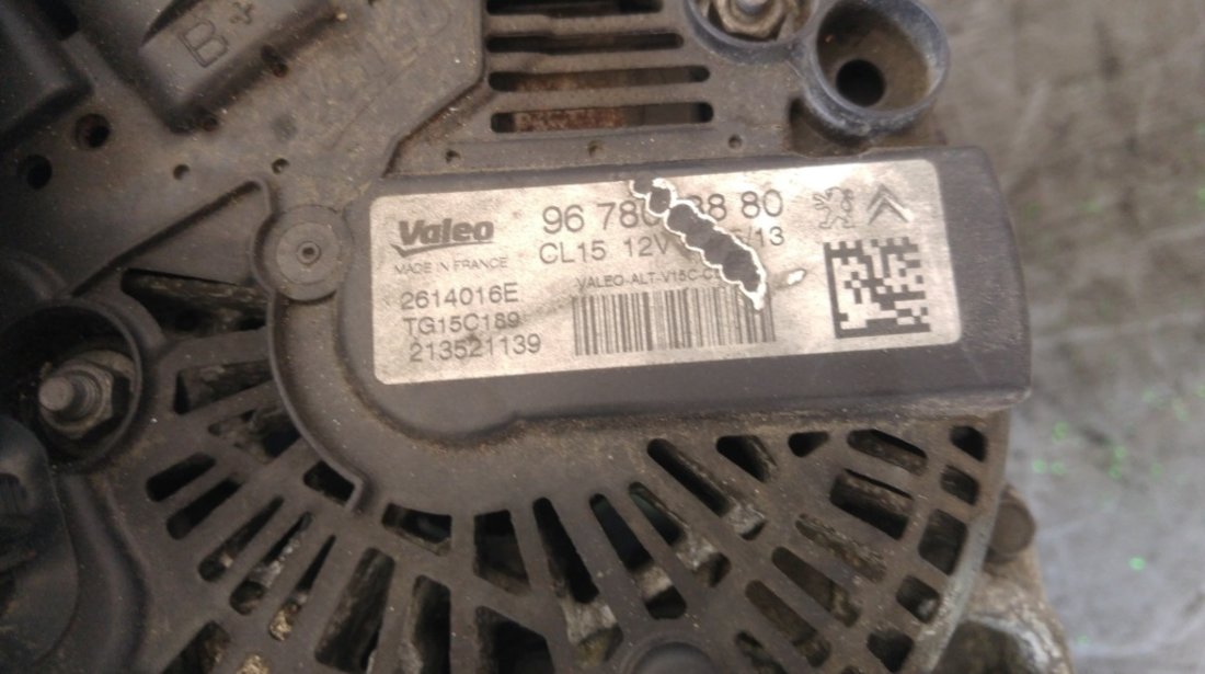 Alternator 2.0 hdi rh rh01 peugeot 508 expert 3008 5008 citroen c5 euro 5 2011 2614016e