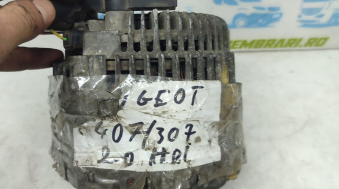 Alternator 2.0 hdi RHR 9654752880 96547528on80 a004tj0084a Peugeot 407 [2004 - 2010]