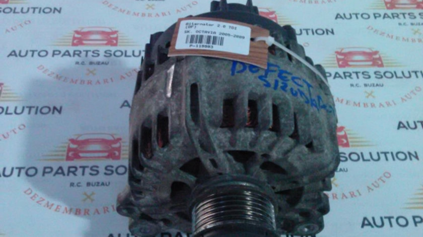 Alternator 2.0 TDI (DF) SKODA OCTAVIA 2 2005-2009