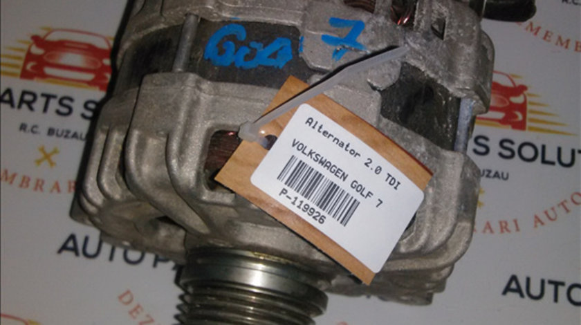 Alternator 2.0 TDI VOLKSWAGEN GOLF 7 2014-2017