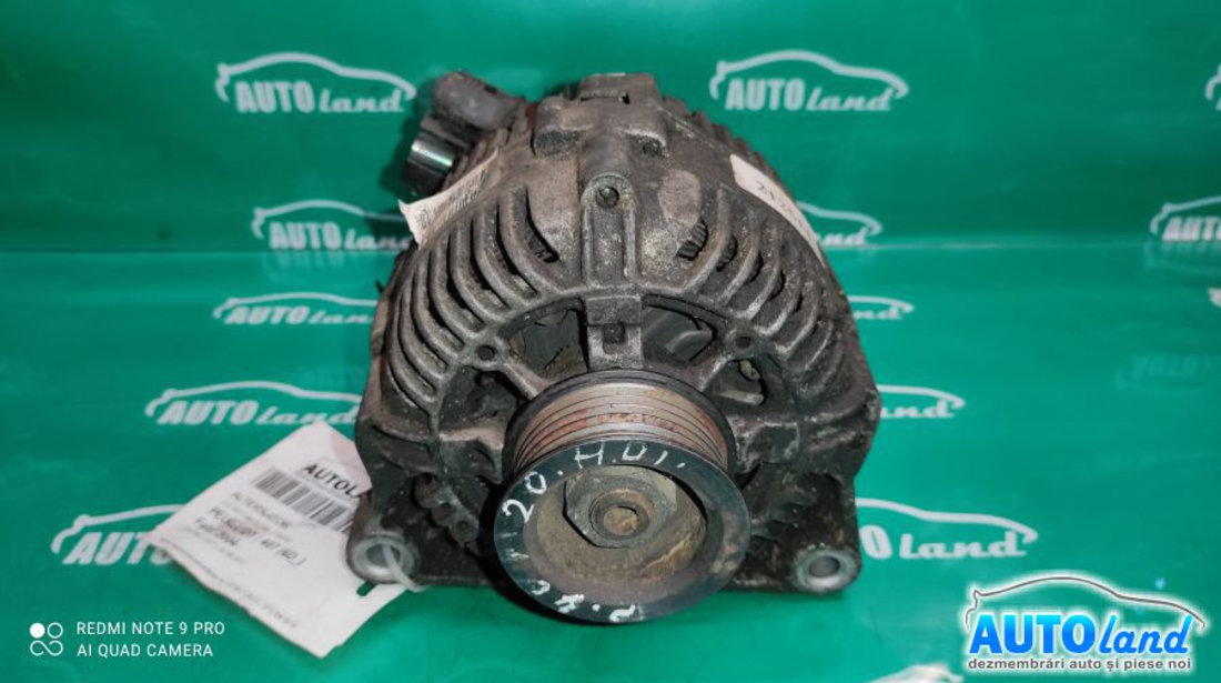 Alternator 212511 2.0 HDI Fulie 6 Can 2 Borne Peugeot 407 6D 2004