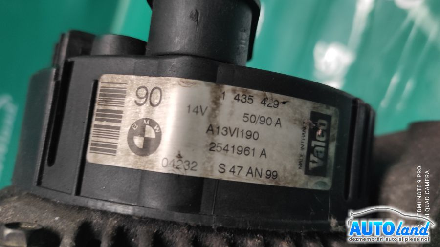 Alternator 2541961 1.8 B 90 A BMW 3 E46 1998-2005