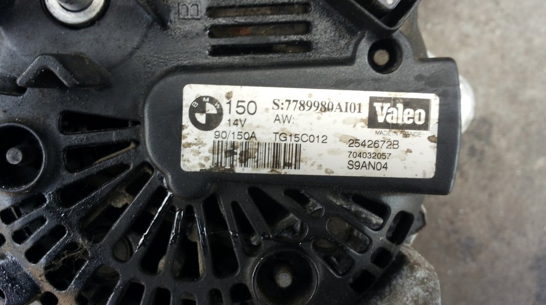 Alternator 2542672B Valeo 7789980 pentru BMW E46 tip motor 204D4