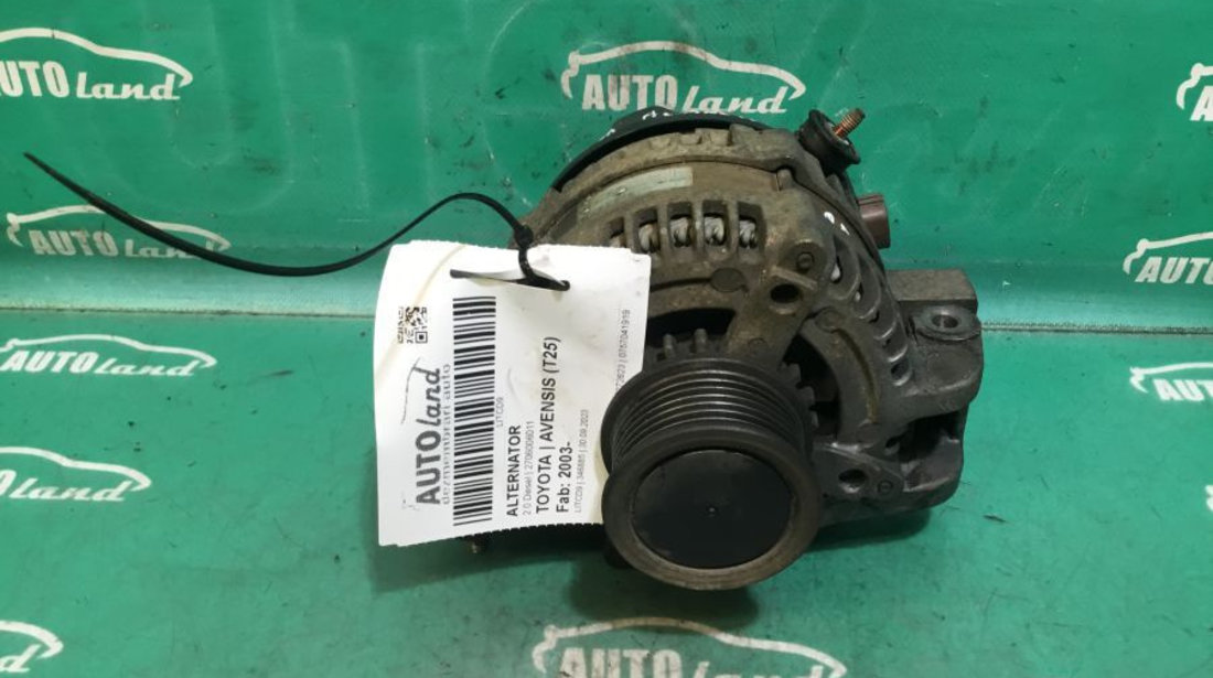 Alternator 2706006011 2.0 Diesel Toyota AVENSIS T25 2003