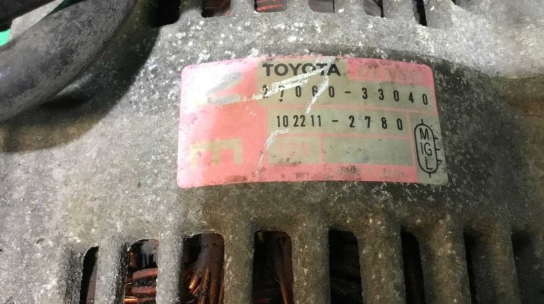 Alternator 2706033040 1.4 D Toyota YARIS P1 1999