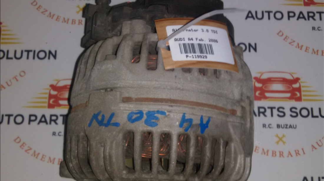 Alternator 3.0 TDI AUDI A4 2004-2008 (B7)