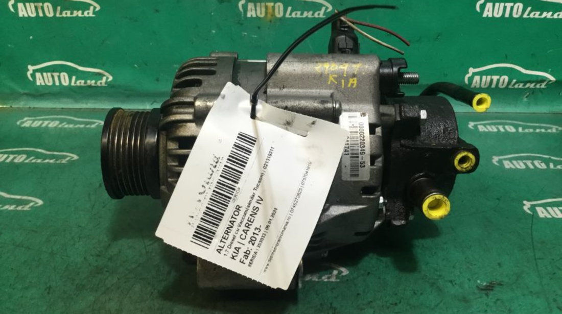 Alternator 373002a900 1.7 Diesel cu Vaccumsimilar Tucson Kia CARENS IV 2013