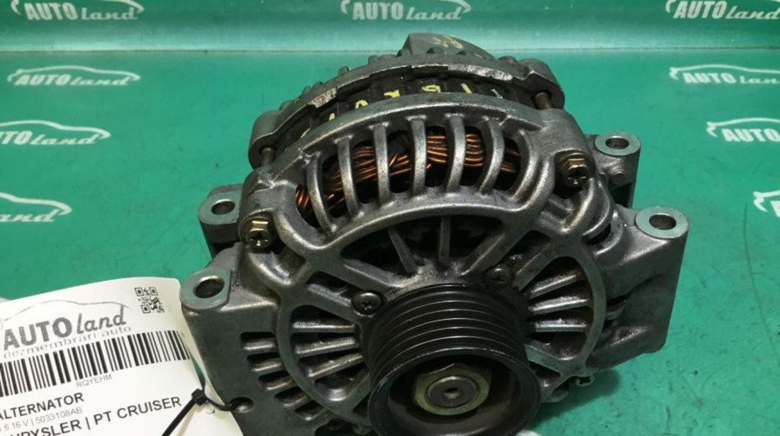 Alternator 5033108ab 1.6 16v Chrysler PT CRUISER Cabriolet 2004