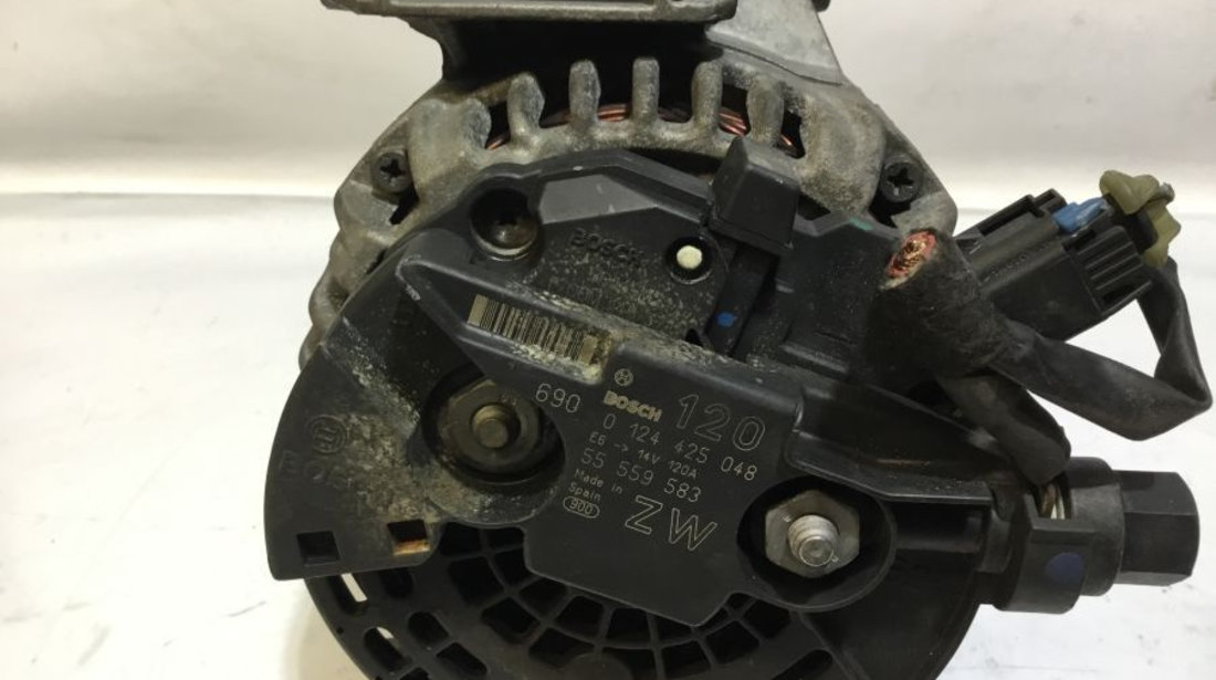 Alternator 55559583 0124425048 Opel VECTRA C 2002