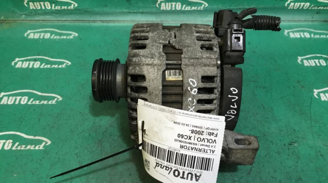 Alternator 6g9n10300jd 2.4 Diesel Volvo XC60 2008