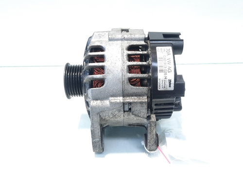 Alternator 70A Valeo, cod 03D903025H, Skoda Fabia 2 (5J, 542), 1.2 benz, BZG (pr:110747)