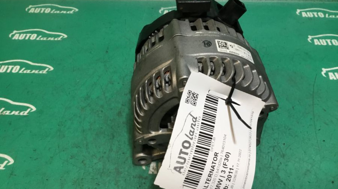 Alternator 764013104 2017,320 D,b47d20a BMW 3 F30 2011