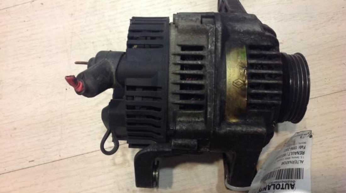 Alternator 7700866507 1.6 Benzina, 66KW, 3 Caneluri, 75a Renault MEGANE I BA0/1 1996-2003