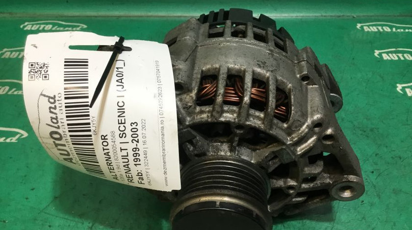 Alternator 8200054588 120a 1.9 Renault SCENIC I JA0/1 1999-2003