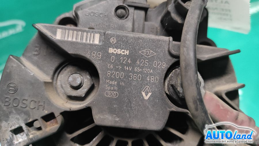 Alternator 8200360480 1.5 DCI,0124425029 Renault CLIO III BR0/1,CR0/1 2005