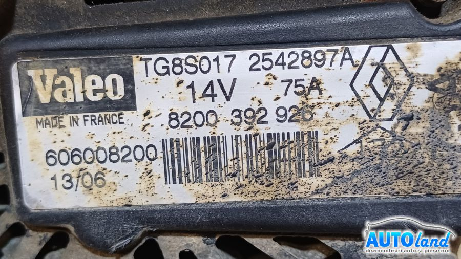 Alternator 8200392926 Opel ANTARA 2006