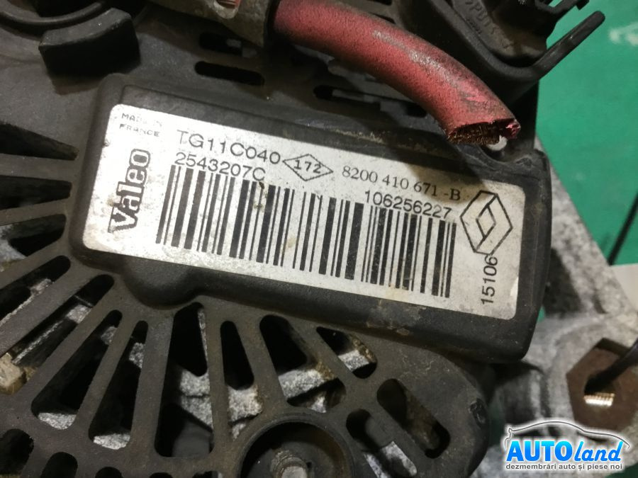 Alternator 8200410671b 1.9 DCI Renault MEGANE II BM0/1 ,CM0/1 2002