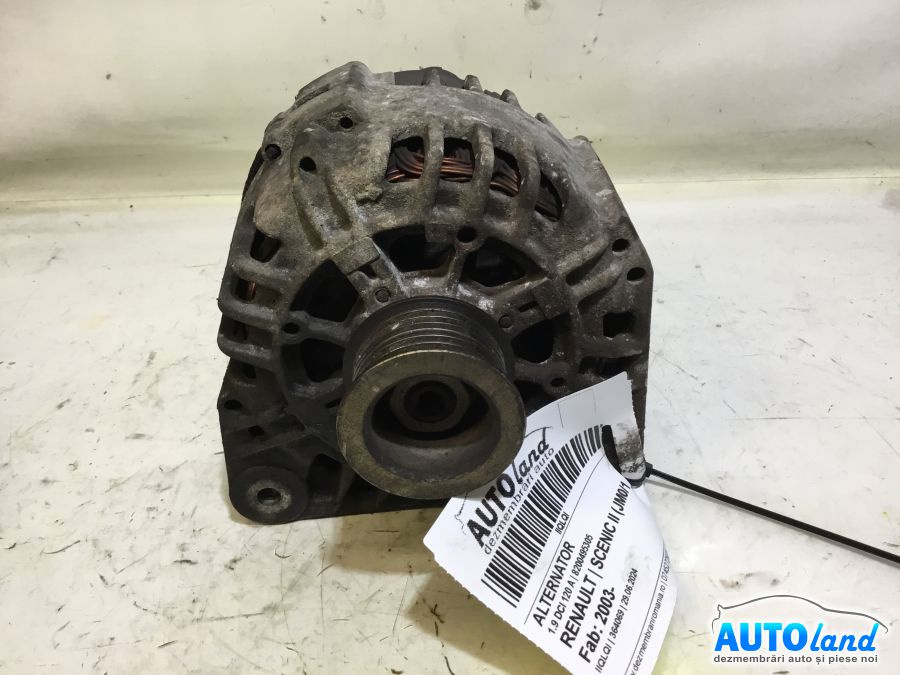Alternator 8200495305 1.9 DCI 125 A Renault SCENIC II JM0/1 2003