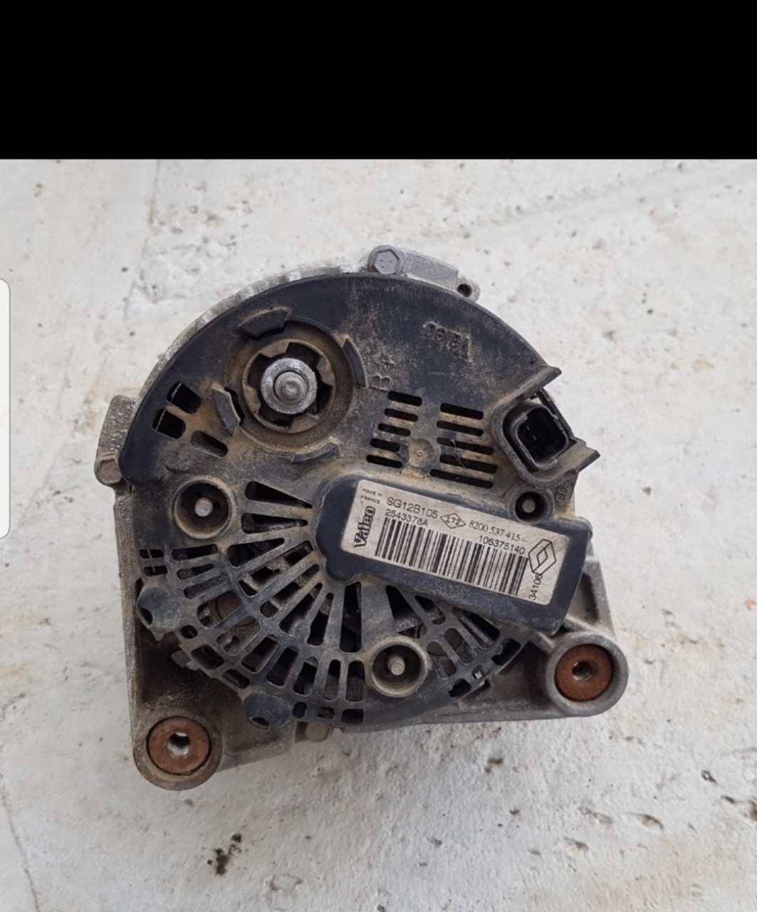Alternator 8200537415 diesel 1.5 de 86cp Dacia renault Clio . În stare bună de funcționare