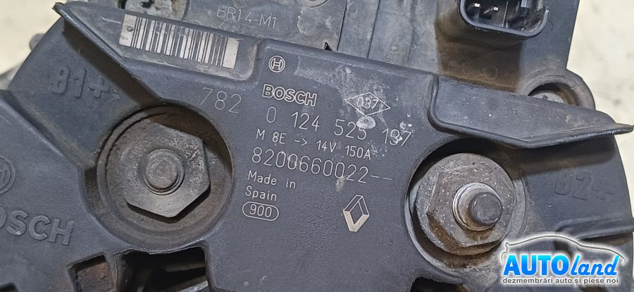 Alternator 8200660022 Renault MASTER II bus JD 2003