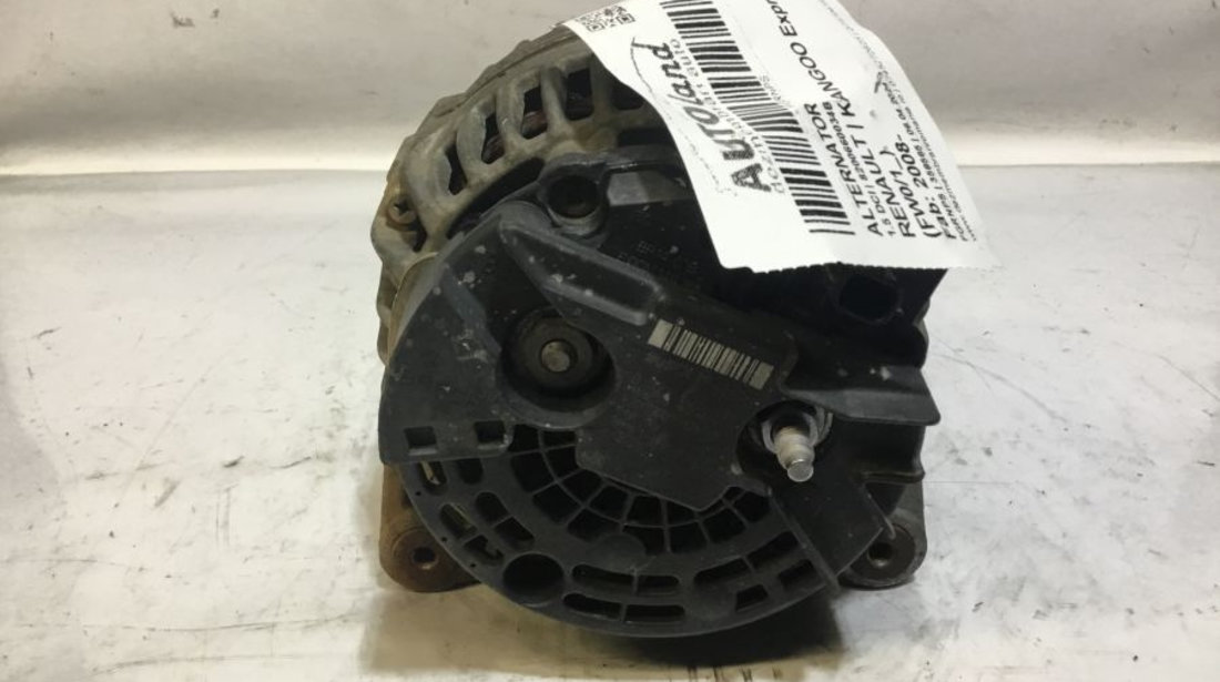 Alternator 8200660034b 1.5 DCI Renault KANGOO Express FW0/1 2008