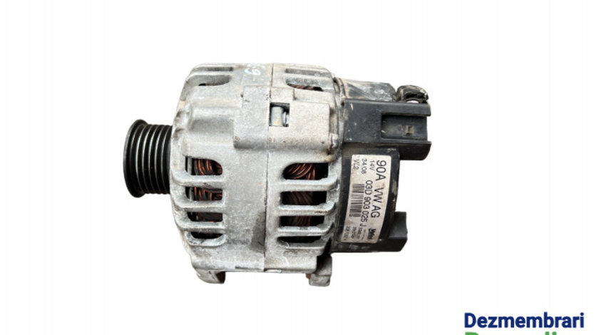 Alternator 90A Cod: 03D903025J Skoda Fabia 5J [2007 - 2010] Hatchback 1.2 MT (60 hp) Cod motor: BBM, Cod cutie: JHN, Cod culoare: Corrida Red 8151