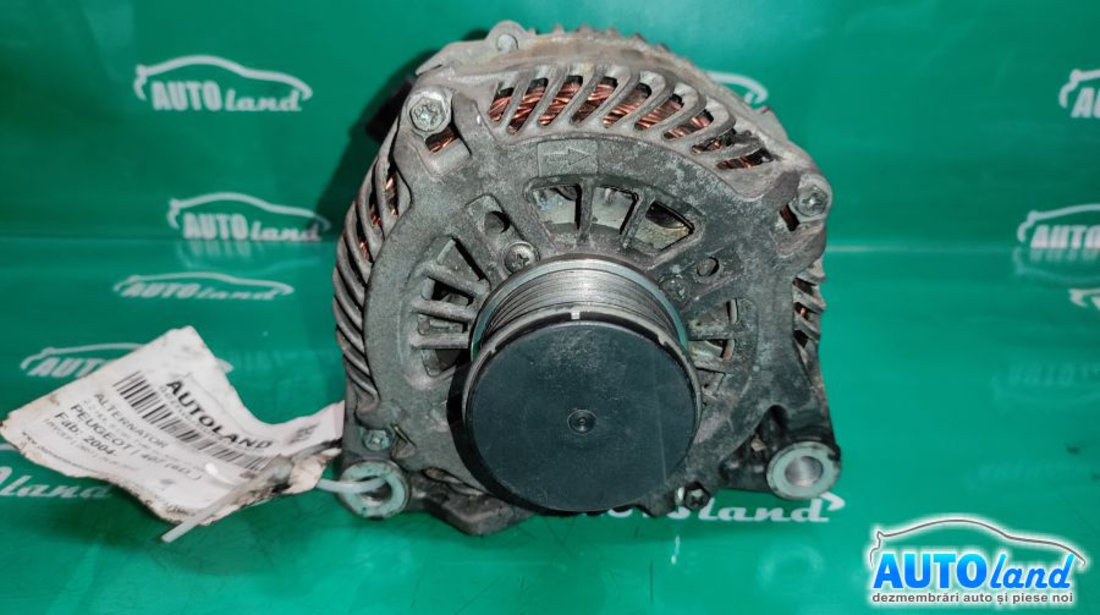 Alternator 9654752880 2.2 HDI, 6 Can, Fulie cu Amb, O Borna si 2 Pini, 1 Peugeot 407 6D 2004