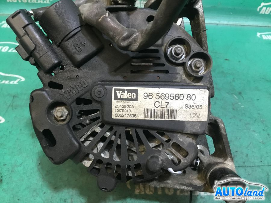 Alternator 9656956080 1.4 B Peugeot 206 hatchback 2A/C 1998