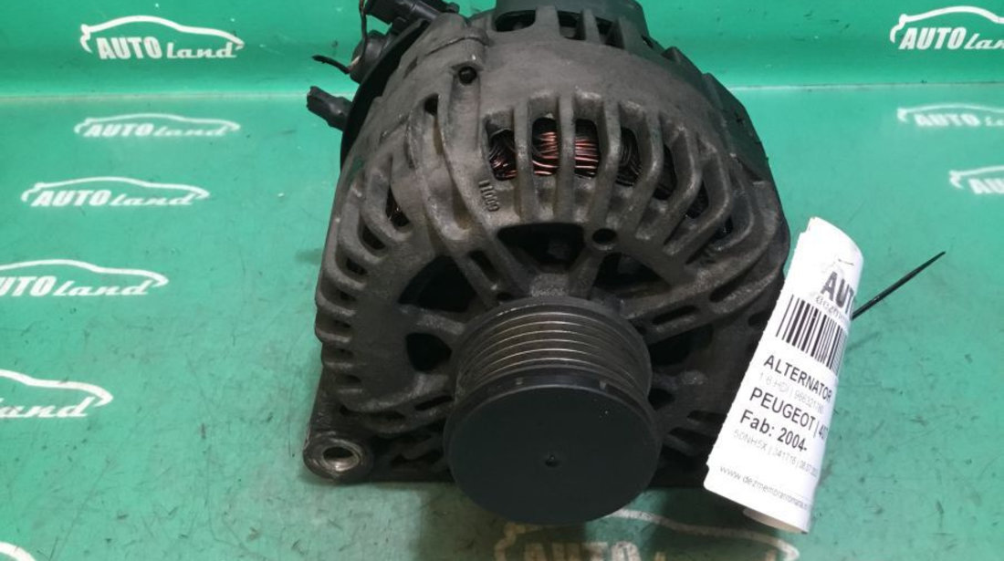 Alternator 966321780 1.6 HDI Fulie Defecta Peugeot 407 6D 2004