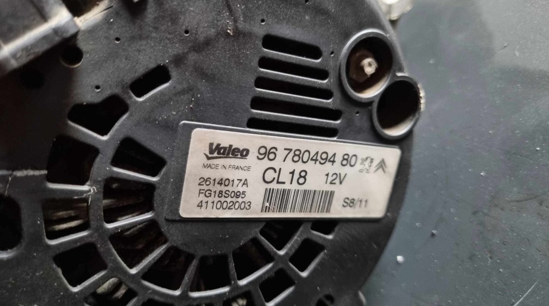 Alternator 9678049480 CITROËN C5 III 1.6 HDi 9HL 112 cai