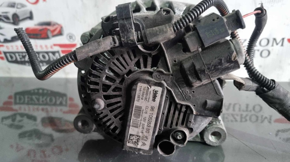 Alternator 9810525380 CITROËN C-Elysée 1.6 BlueHDi 99 cai motor BHY (DV6FD)