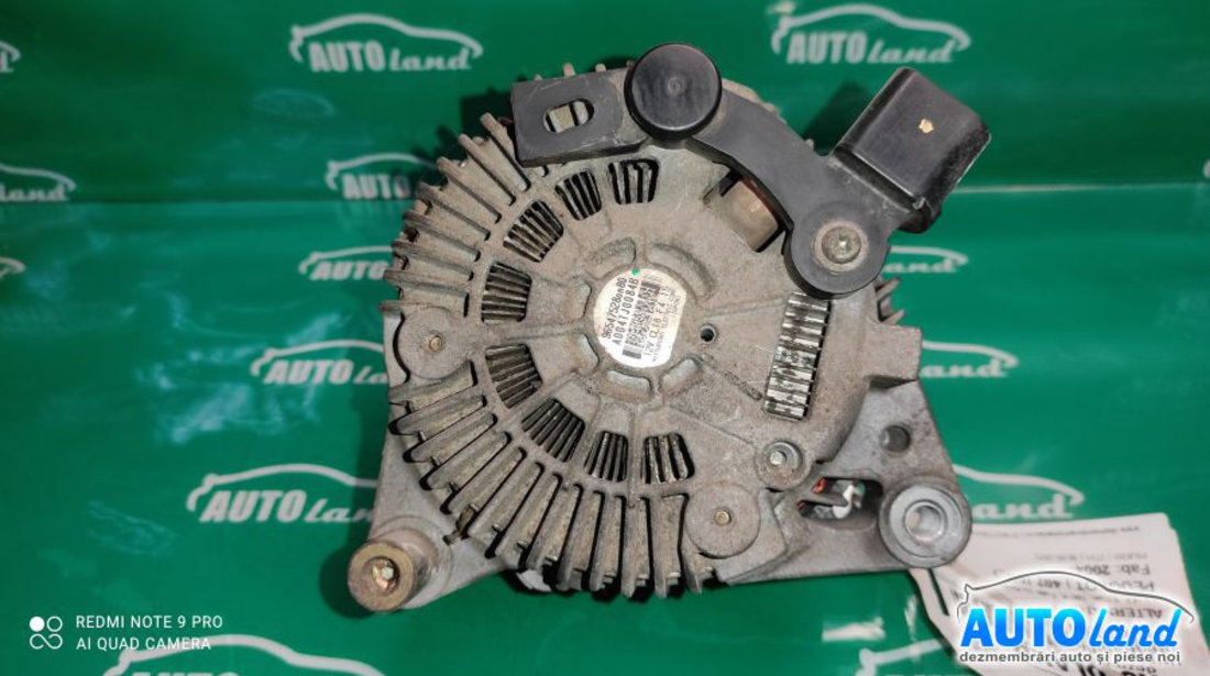 Alternator A004tj0084b 2.0 HDI, 6 Can, 180 A, Fulie cu Ambreiaj Peugeot 407 6D 2004