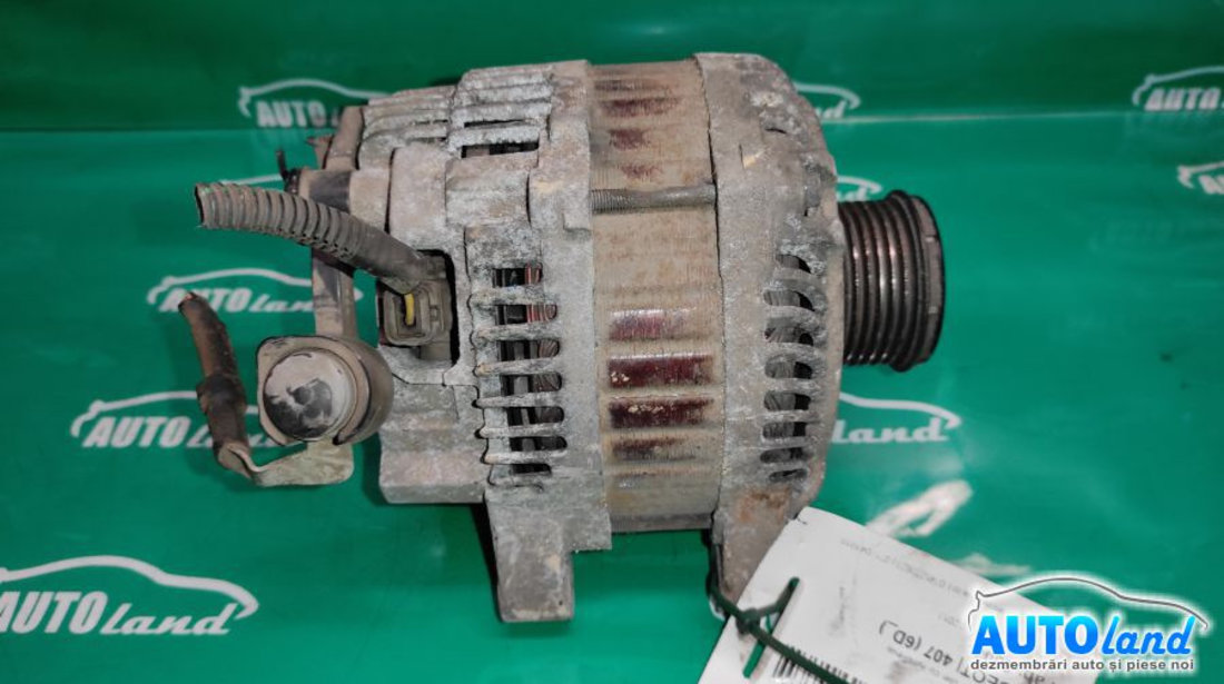 Alternator A004tj0084c 2.0 HDI, 6 Can, Fulie cu Ambreiaj Peugeot 407 6D 2004