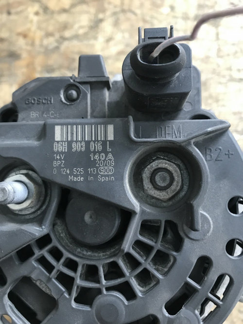 Alternator A5 2.0 tfsi quattro coupe sedan 2010 (06h903016L)