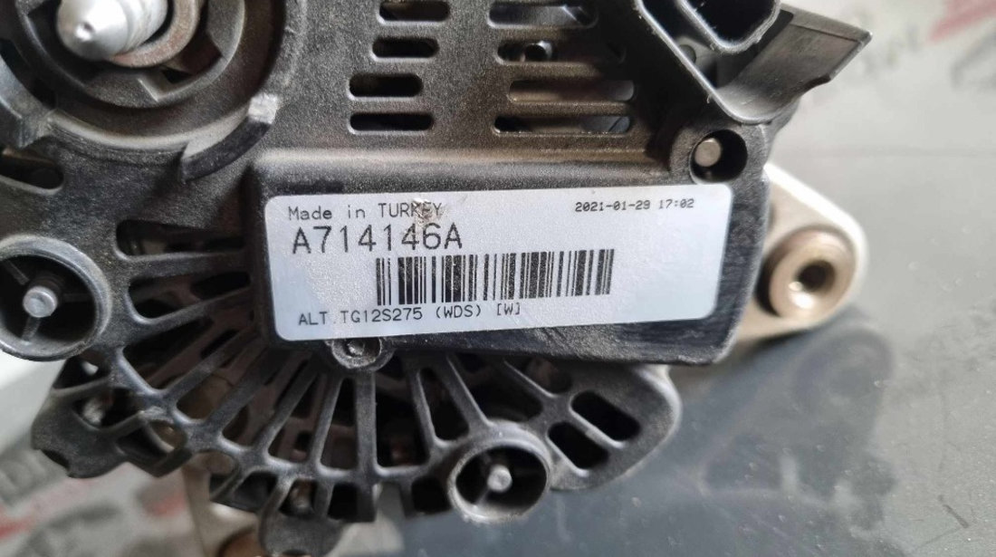 Alternator A714146A / TG12S275 Dacia Logan I 1.5 dCi 65 cai motor K9K 790