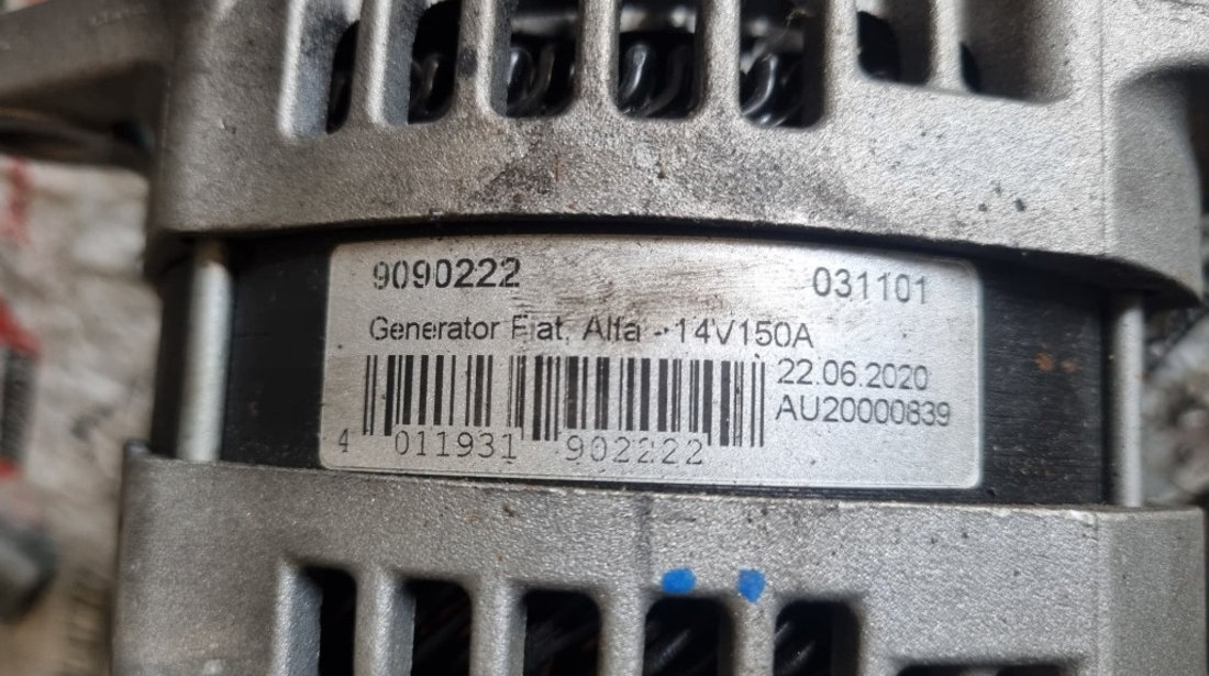 Alternator Alfa Romeo 159 2.4 JTDM 200cp cod piesa : 9090222