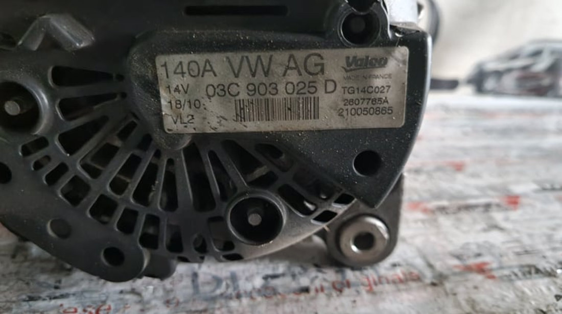 Alternator Audi A1 8X 1.4 TFSI 122cp cod piesa : 03C903025D