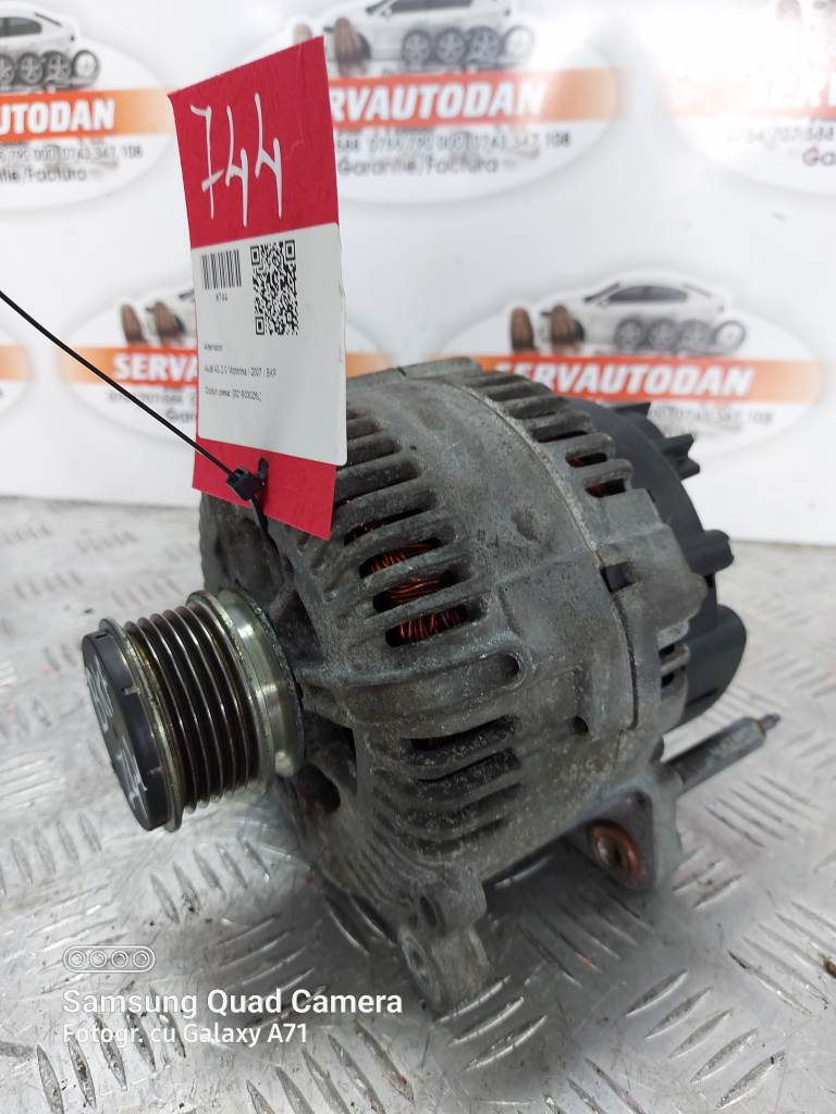 Alternator Audi A3 (2003-2008) [8P1] 2.0 Motorina 2007, 021903026L / 180AMP
