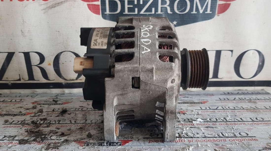 Alternator AUDI A3 8L 1.6 i 101/102 CP cod 030903023J