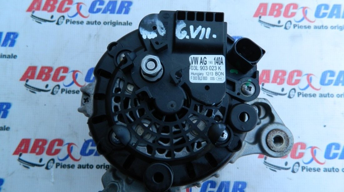 Alternator Audi A3 8V 14V 140A 2.0 TDI cod: 03L903023K model 2014