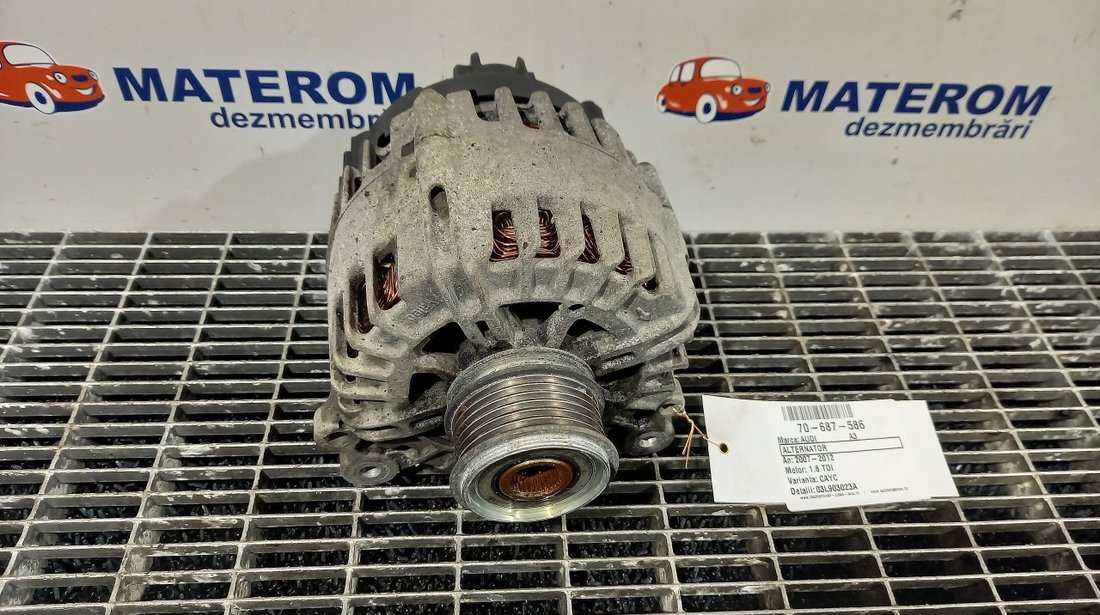 ALTERNATOR AUDI A3 A3 1.6 TDI - (2007 2012)