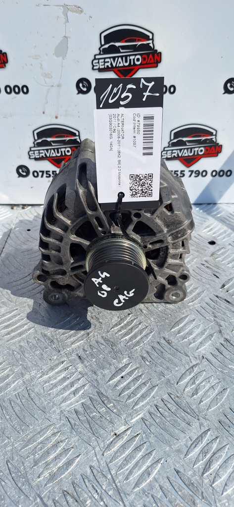 Alternator Audi A4 (2008-2011) [8K2, B8] 2.0 Motorina 2011, 03G903016G / 140A