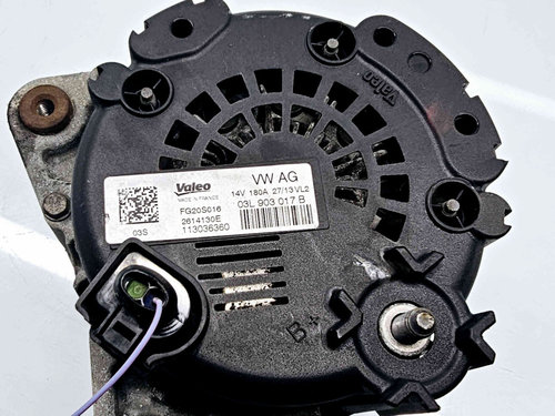 Alternator AUDI A4 (8K2, B8) [Fabr 2008-2015] 03L903017B