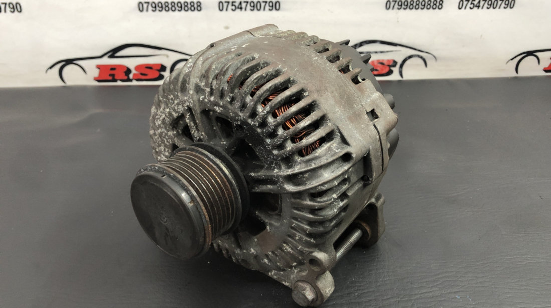 Alternator Audi A6 C6 2.0TDI Manual Negru 140cp sedan 2008 (03G903016A)