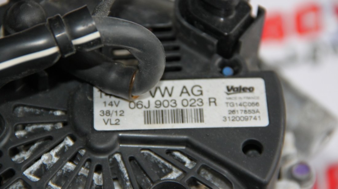 Alternator Audi Q3 8U 2.0 TFSI 14V 140A cod: 06J903023R model 2014