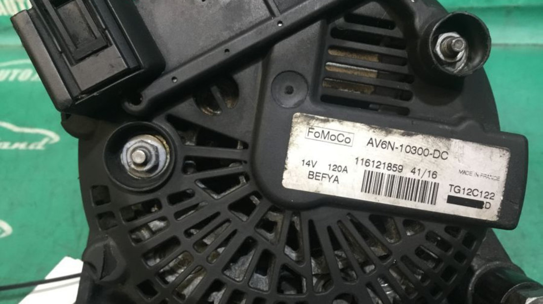 Alternator Av6n10300dc 1.6 TDCI, 120 A Ford C-MAX II 2010