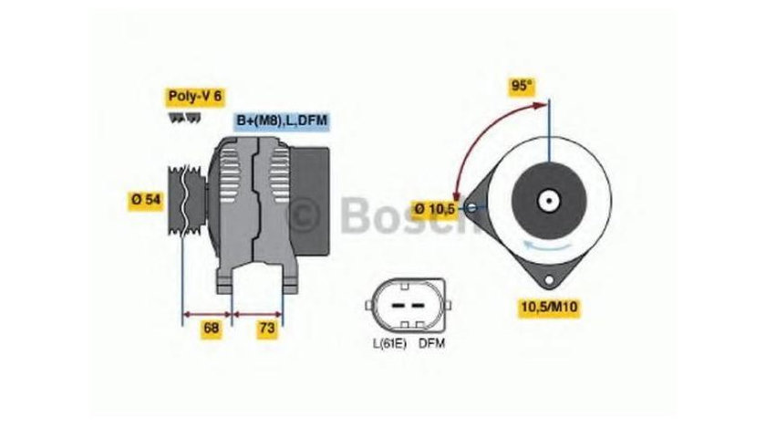 Alternator BMW 3 Cabriolet (E46) 2000-2007 #2 0986048921