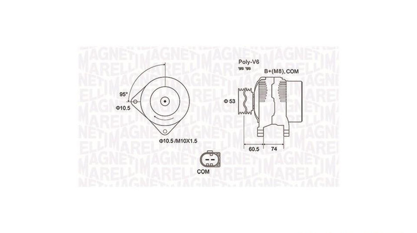 Alternator BMW 5 (E60) 2003-2010 #3 011710891