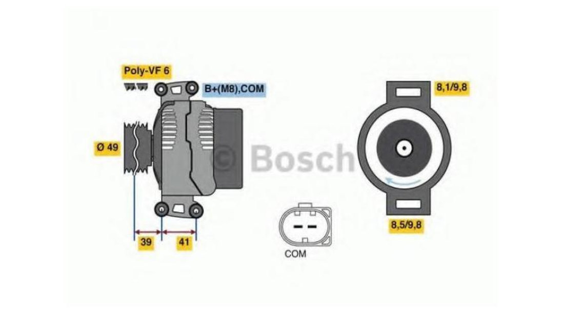 Alternator BMW 7 (E65, E66, E67) 2001-2016 #2 0121715012