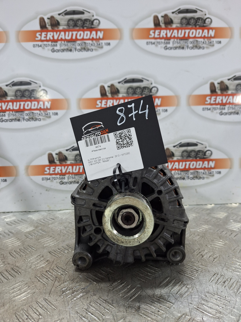 Alternator BMW Seria 3 (2005-2012) [E90] 2.0 Motorina 2012, 180 AMPERI / 7802261